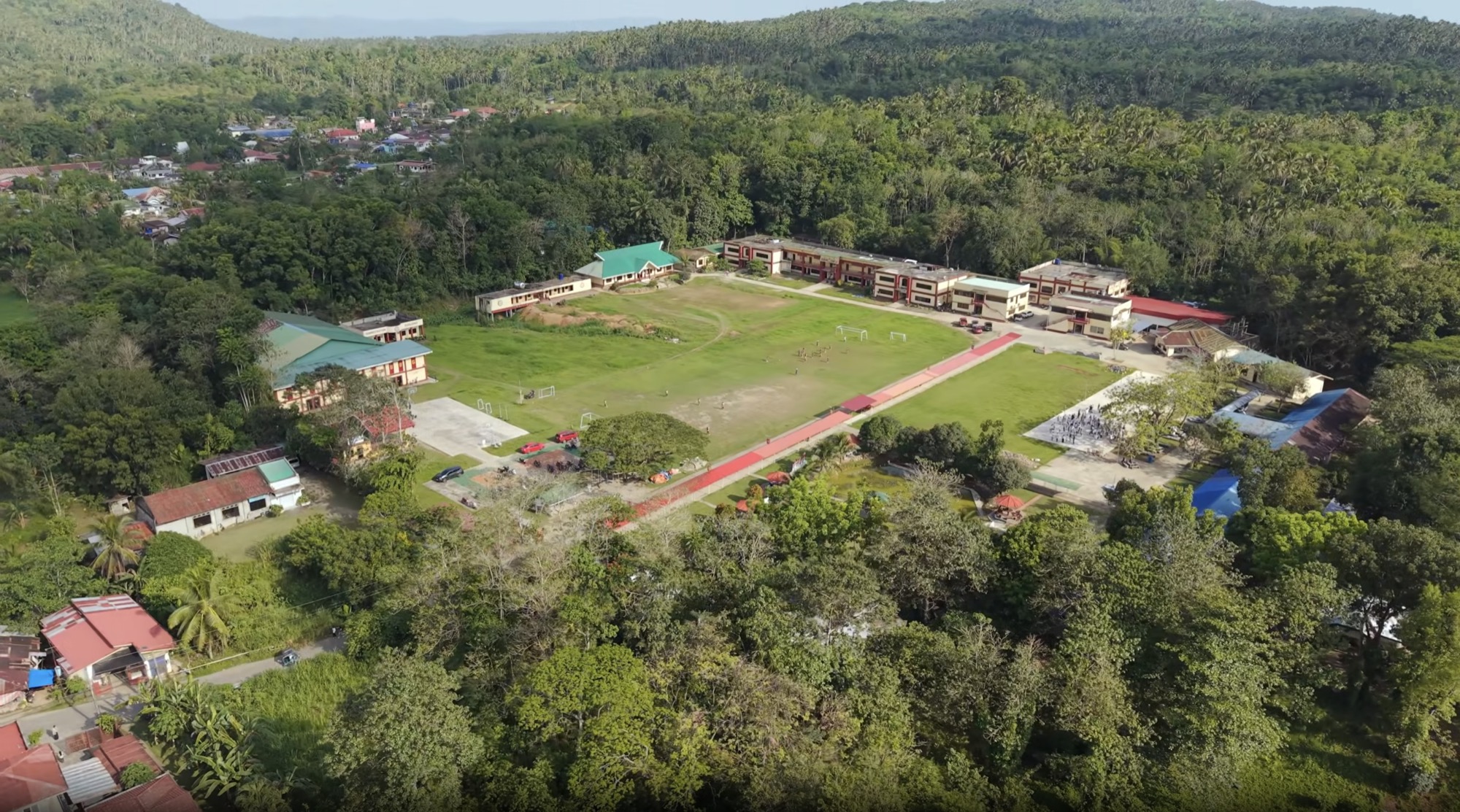 Aerial view of the MSU Zamboanga Sibugay campus